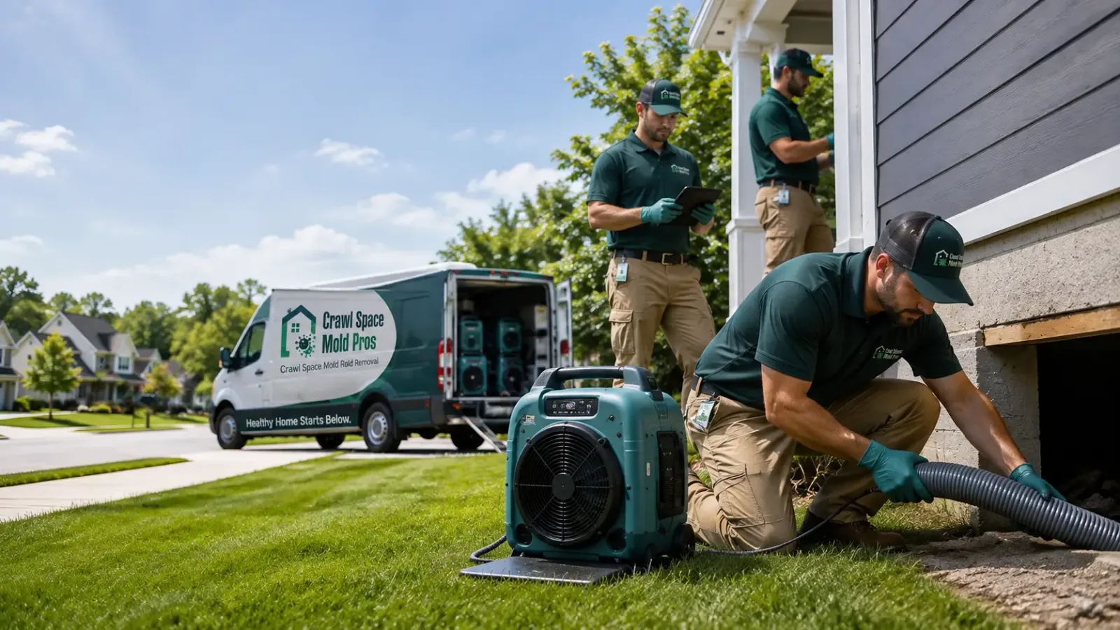 Crawl Space Mold Removal in Auburn, CA